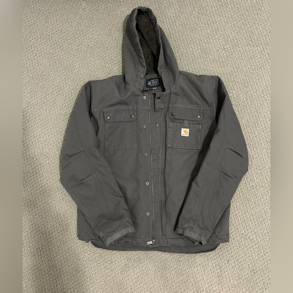 CARHARTT MEN'S SHERPA-LINED UTILITY JACKET - RELAXED FIT - Large Tall  - NWOT